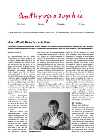 Schweizer Mitteilung